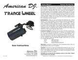 American DJ Trance Wheel User manual