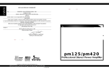 Carver pm125 User manual