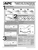 American Power Conversion SurgeArrest Home/Office BE325-UK 230 V User manual