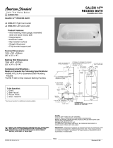 American Standard H162 User manual