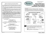American Standard Countertop Lavatory 0293 Series User manual