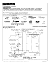 American Standard 155 User manual