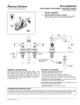 American Standard Wiiliamsburg 2904.222.002EZ User manual
