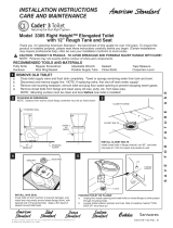 American Standard Cadet 3 Right Height 3305 User manual