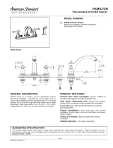 American Standard 4040S.295 User manual