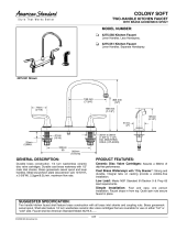 American Standard Colony Soft 4275.550 User manual