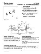 American Standard 4801.000 User manual