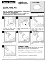 American Standard Laurel Toilet Seat 5311.012 User manual