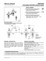 American Standard 5402.172V User manual