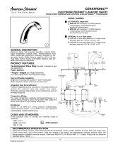 American Standard Ceratronic 6058.105 User manual