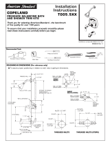 American Standard T005.5XX User manual