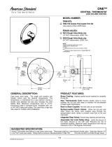 American Standard T064.730 User manual