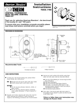 American Standard T203.740 User manual