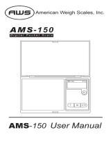 AMS 150 User manual