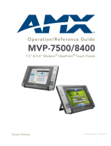 AMX Modero ViewPoint MVP-8400 User manual