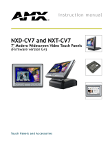 AMX NXD-CV7 User manual