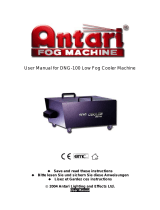 Antari Fog cooler DNG-100 User manual