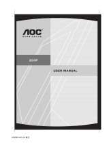 AOC 203P User manual