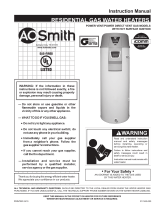 A.O. Smith 100 Power Vent DV Series 120 User manual