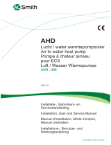 A.O. Smith AHD 290 User manual