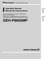 Pioneer DEH-P8650MP User manual