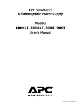 APC 2200XLT User manual