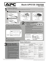 APC Back-UPS ES 350/550 120 V User manual