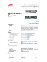 APC SU700RM2U User manual