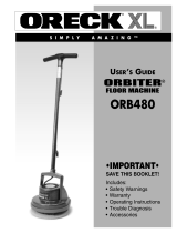 Oreck ORB480 User manual