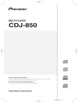 Pioneer CDJ-850 User manual