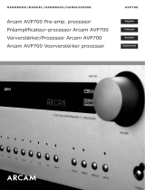 Arcam AVP700 User manual