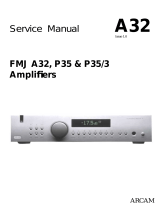 Arcam FMJ A32 User manual