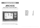 Archos PMA400TM User manual