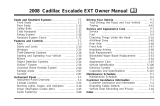 Cadillac 2008 Escalade EXT User manual