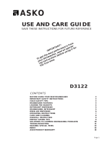 Asko D3112 User manual