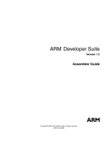 ARM Developer Suite User manual