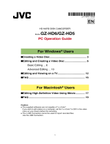 JVC GZ-HD5 User manual