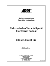 ARRI EB 575 User manual