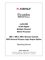 Ashly WR-1 User manual