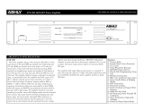 Ashly FTX-1501 User manual