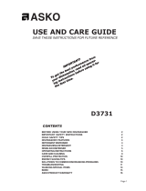 Asko D3731XL User manual