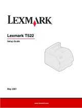 Lexmark 09H0052 - T522 25PPM LASERPR Installation guide