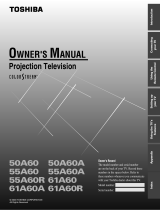 Toshiba 55A60 User manual