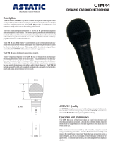 Astatic CTM 44 User manual