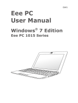 Asus 1015PEM-PU17-BU User manual