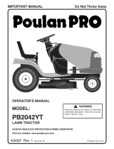 Poulan 96042011200 User manual