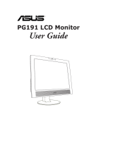 Asus PG191 User manual