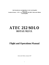 Atec ATEC 212 SOLO ROTAX 912 UL User manual