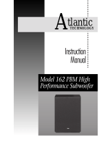 Atlantic Technology 162 PBM User manual