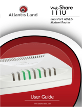 Atlantis Land Web Share 111U User manual